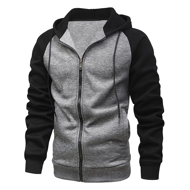 Novo 2025 outono e inverno jaqueta casual para homens all elite wrestling zíper hoodie com bolso impressão camisola sportwear