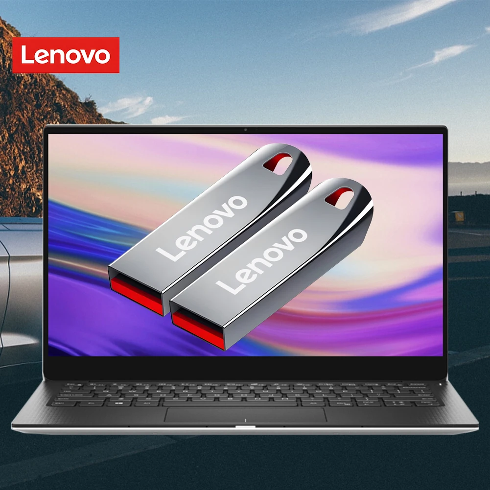 Original Lenovo USB Flash Drive 2TB USB 3.0 Waterproof High Speed USB Stick Portable SSD 512GB Metal Pendrive U Disk USB Memory