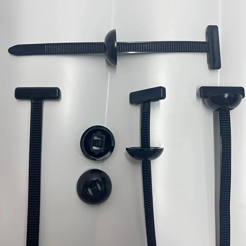 Fascette per cavi in nylon autobloccanti per carichi pesanti da 100 pezzi - Elementi di fissaggio ad alta resistenza e resistenti ai raggi UV per auto/casa/ufficio/uso esterno - con B