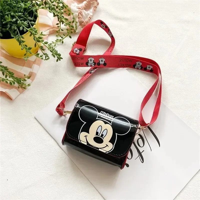 Borsa da donna Disney Borsa per bambini Immagini di cartoni animati di Topolino Borse a tracolla Borsa a tracolla per ragazza carina Portamonete Regali Anime di moda