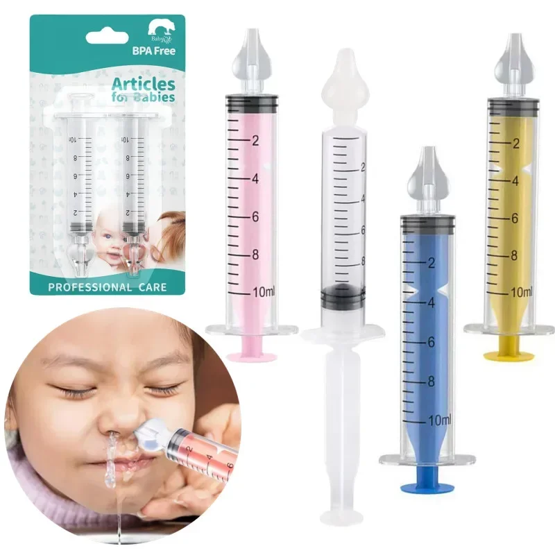 10ML/20ML Baby Nasensauger Spritze Baby Nase Reiniger Rhinitis Nasen Waschmaschine Irrigator Nadel Baby Nase waschen für Kinder