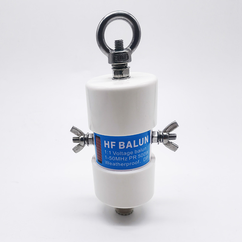 Durable 1:1 HF Balun Waterproof for 160m - 6m Band (1.8 - 50MHz) 500W for Shortwave Antenna Balun Short Wave