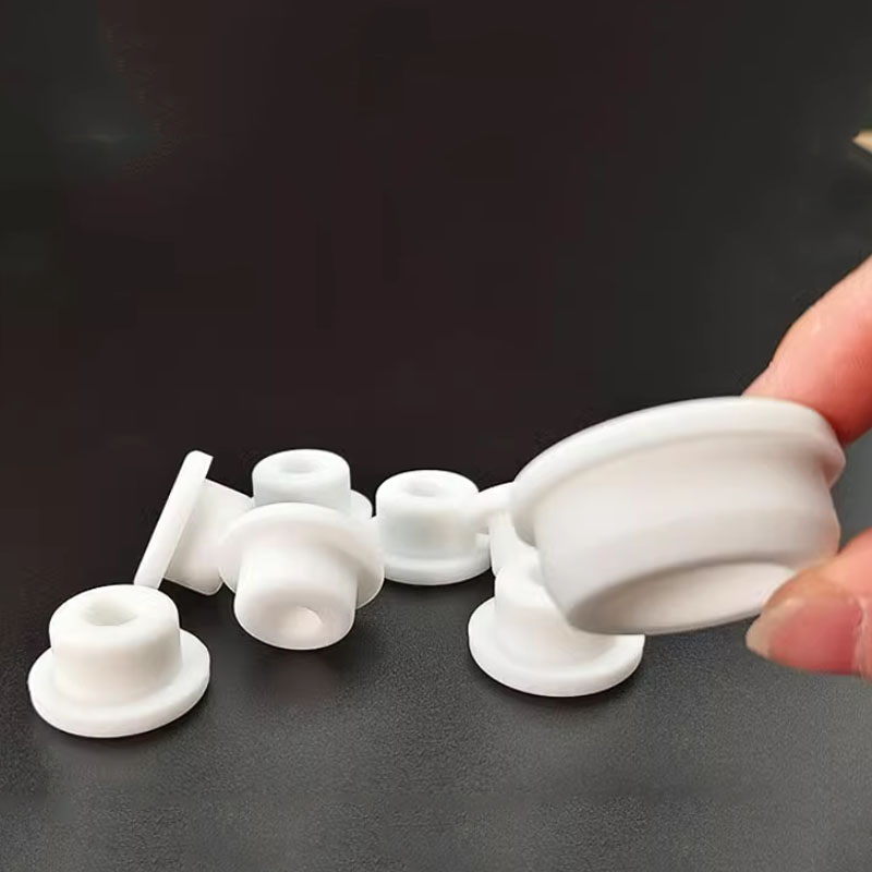 White Silicone Rubber Seal Hole Plugs Hollow Blanking End Cap T Type Stopper Dustproof Plug Pipe Inserts 6.8-51.3mm