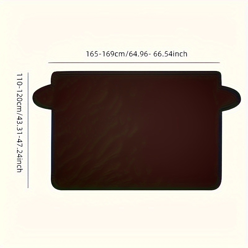 Novo protetor de neve para carro, saco de armazenamento de absorção magnética, à prova d'água, creme de proteção solar, ajuste universal, fileira frontal 165*120 cm