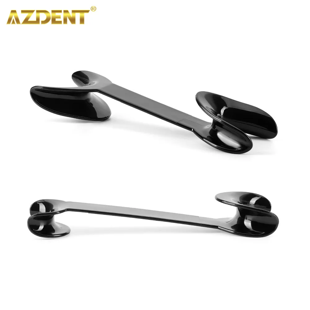 AZDENT ทันตกรรม T-Shape Retractor เปิดปากคู่หัว 4pcs จัดฟันฟันเปิดปากทันตกรรมเครื่องมือขนาดเล็กขนาดใหญ่ Lab