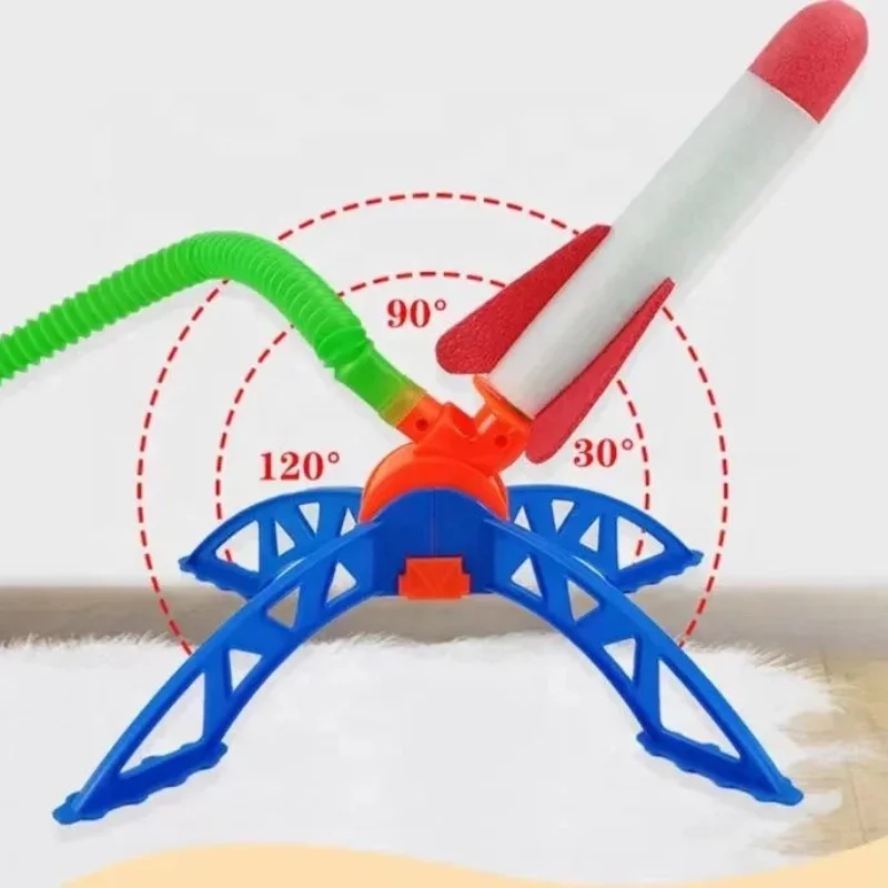 Kid Air Rakete Fuß Pumpe Launcher Outdoor Luft Gedrückt Pedal Soaring Rakete Spielzeug Kind Spielen Set Jump Sport Spiel Spielzeug Für Kinder