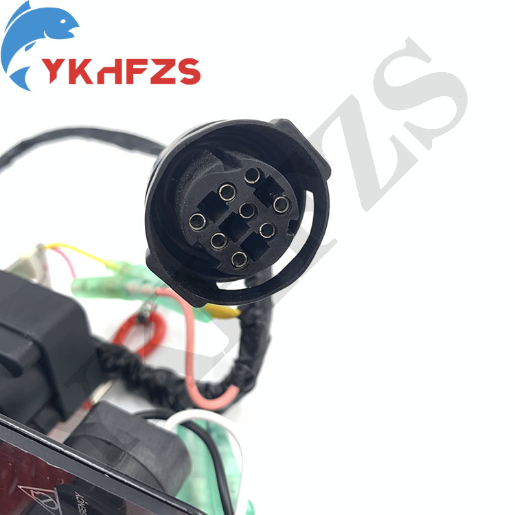 エンジンに適したシングルエンジンキースイッチ,コントロールボックス,704-82570-08エンジン互換,取り付けネジ付き,704