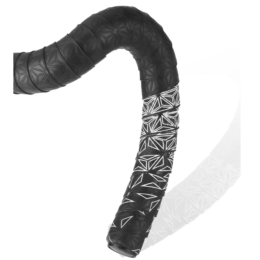 2Pcs Anti-Slip Handlebar Tape PU Road Bike Shock Absorption Handle Bar Tape With Bar End Plugs For Bicycle Racket Cycling Tools