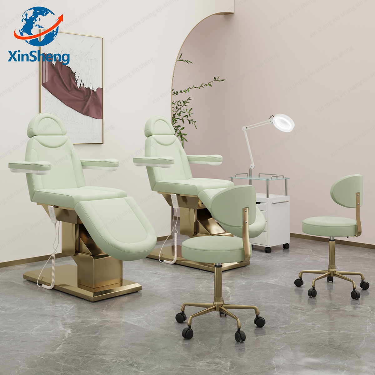 XingSheng électrique multifonctionnel soins de beauté lit hydrothérapie du visage Table de Massage chaise de Salon lits de cils canapé chaises