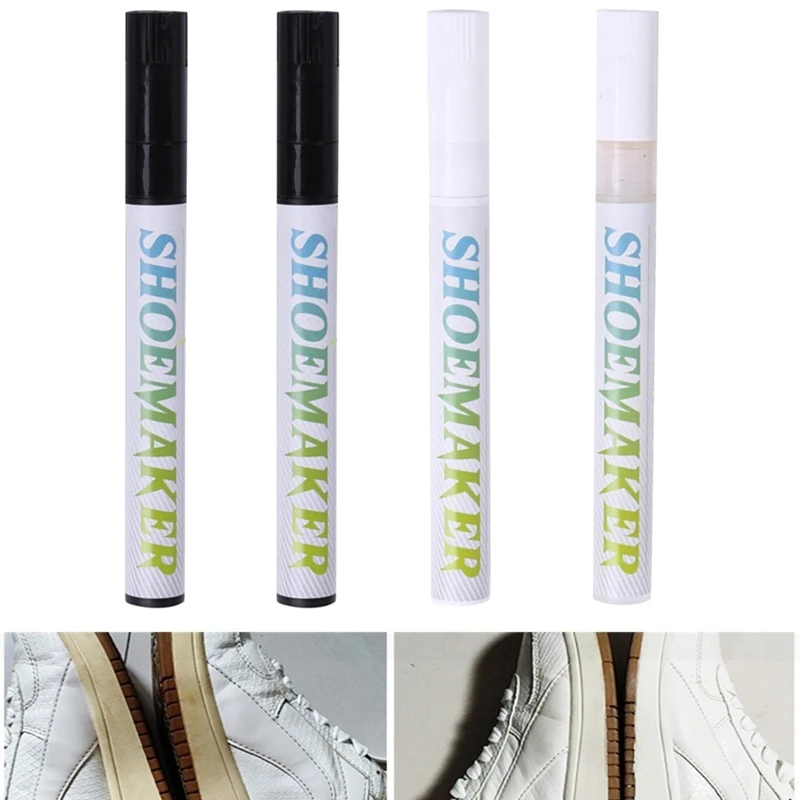 Eliminación de manchas de zapatos, zapatillas impermeables, reparación de pluma antioxidante, Color complementario, limpieza blanqueadora de zapatos blanco Go amarillo