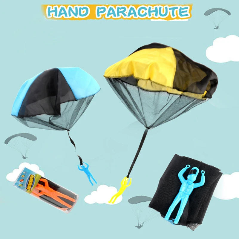 Decompression ของเล่นเด็ก MINI ร่มชูชีพในร่มกลางแจ้งกีฬาของเล่นอนุบาลมือโยนของเล่นขนาดเล็กเด็ก Interactive เกม