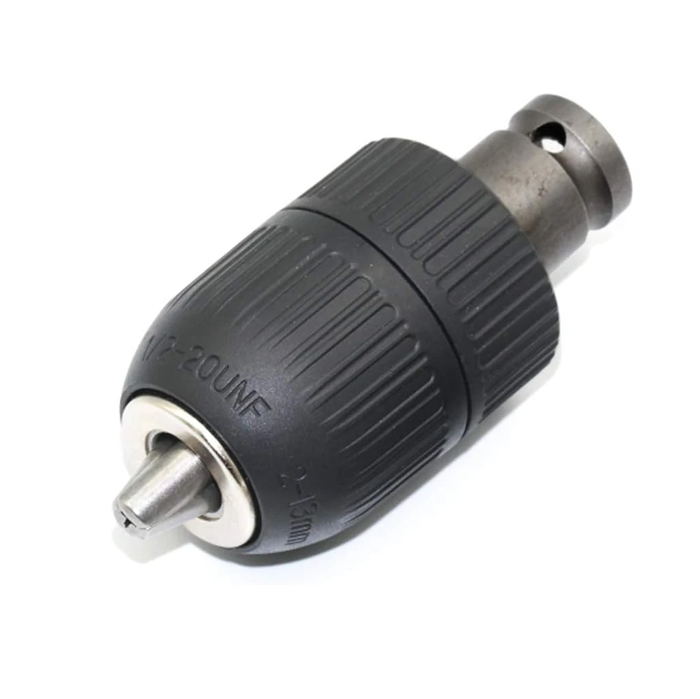 1/2 20UNF เจาะ Chuck 1/2 Chuck Adapter ความจุ 2-13 มม.Keyless Chuck 2-13 มม.Clamp ช่วงสําหรับประแจ Conversion