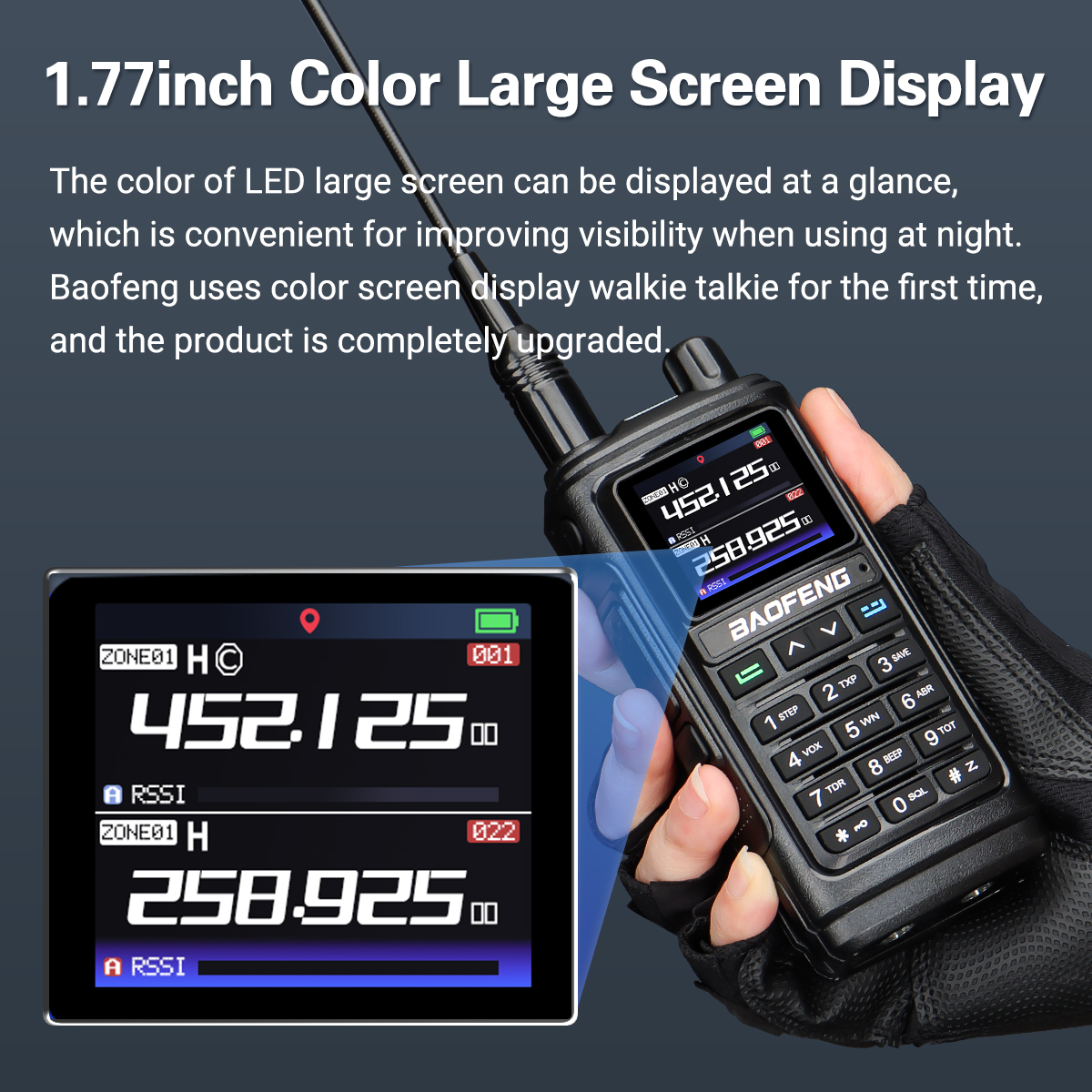 Baofeng UV-17 Pro GPS Walkie Talkie Air Band Long Range Wireless Copy Frequency Type-C Charger UV K5 UV-5R Ham Two Way Radio
