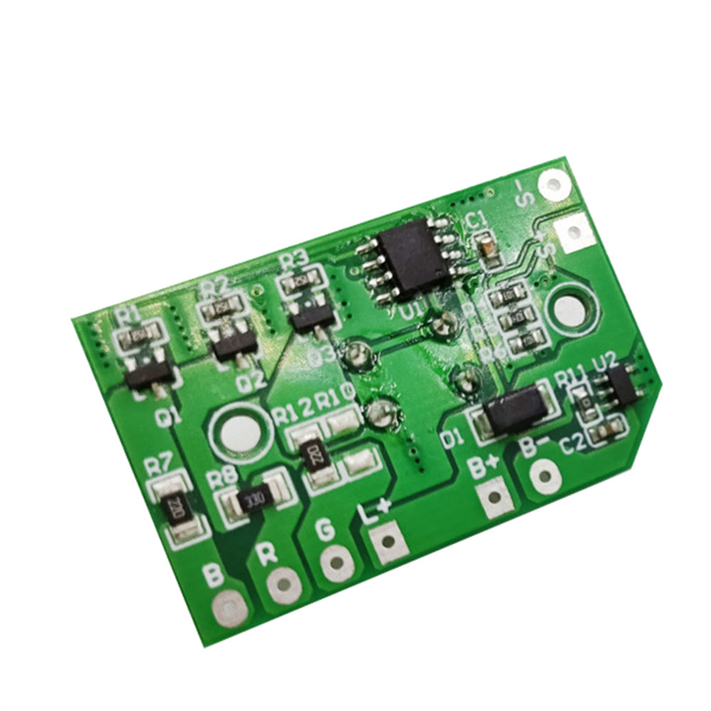 BABQ Solar Light Circuit Board 3.7V Switch Solar Lawn Lamp Controller Lithium Battery RGB Changing Solar Lamp Circuit Board