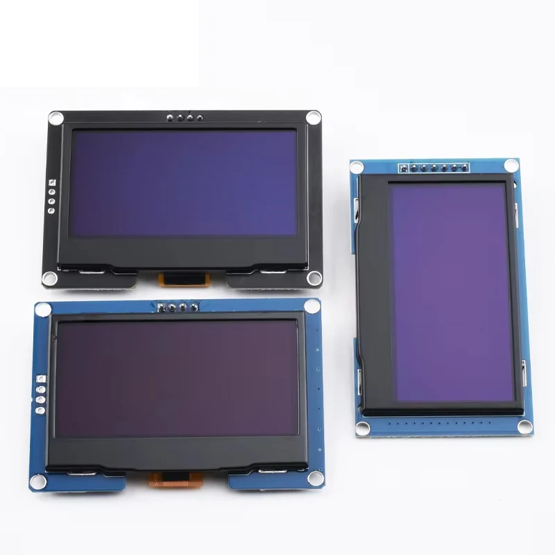 Módulo de pantalla OLED de 2,42 pulgadas y 2,42 pulgadas, módulo de pantalla LCD HD de 128x64 SSD1309, interfaz serie SPI/IIC I2C de 7 pines para Arduino UNO R3