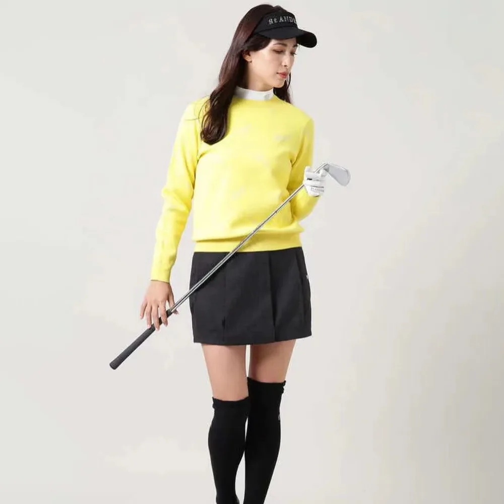 STアンドリューススポーツウェア！ 女性のための新しいスタイル！ トレンディなデザイン、ゴルフに合わせやすいニットセーター、高級感のある高級感のある味わい！