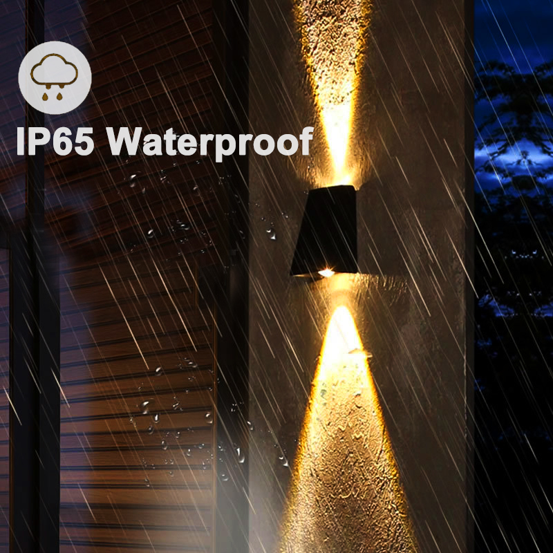 防水LEDウォールライト,屋外照明,装飾ライト,庭,別荘,パティオ,階段,廊下用