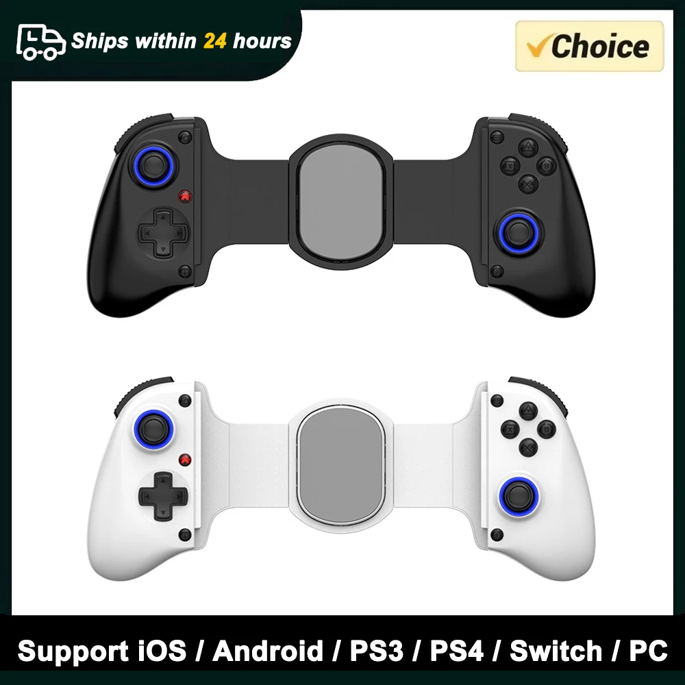 BSP-D11ワイヤレスゲームコントローラー,ゲームパッド,ストリーミング,スイッチ互換,Android, Apple,iOS,タブレット,ps3,ps4,xbox