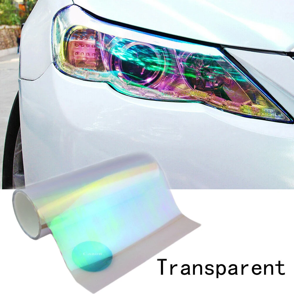 120x30cm película transparente para coche tinte vinilo pegatina cambiador de PVC faro de coche pegatina de luz trasera película ligera accesorios de coche
