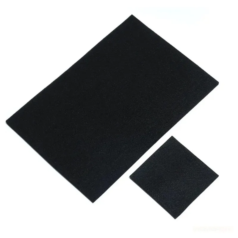 Fireproof Welding Blanket 300x200mm, Black High-Temperature Insulation Pad for Camp Working Protective & Durable Fireproof Pad