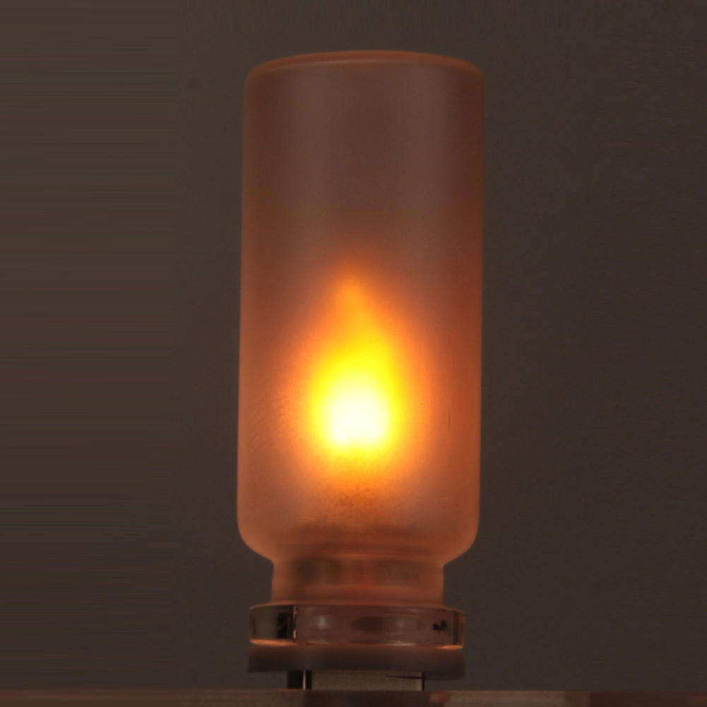 5V USB LEDフラッシュキャンドルライト電球 車内装飾ライト 車内雰囲気ランプ ナイトライト ホリデーホーム 車内装飾用