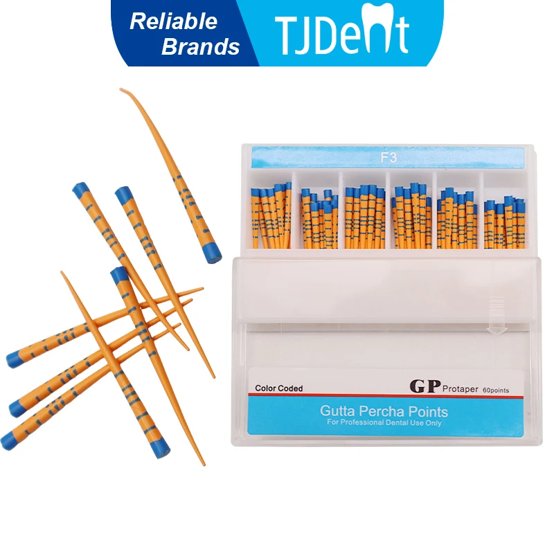 TJDent Dental Gutta конус 02 04 06 15 # -40 #   F1 F2 F3 F4 F5 со шкалой, эндодонтия, впитывающая бумага, расходные материалы для стоматологии