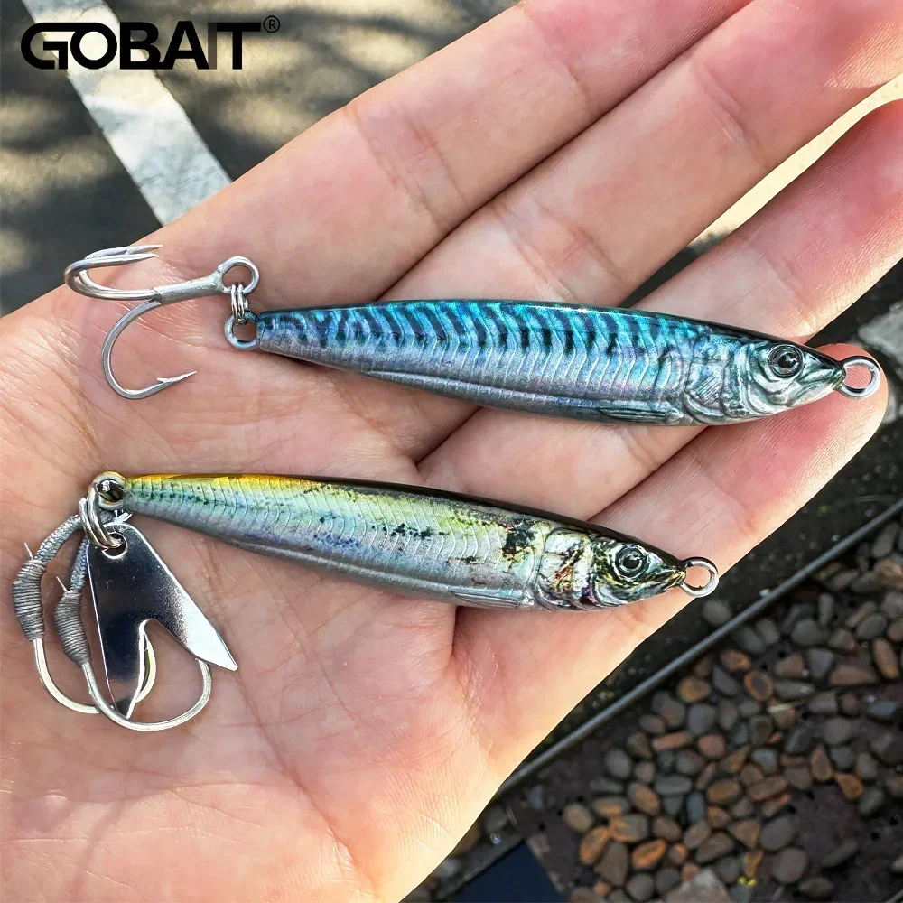 Metallo Jig Bait 20g 30g 40g Spinner Affondamento 3D Occhio Colore Laser Spinning Gear Luring Cast Attrezzatura da pesca Lama Gancio Pesca VIB Lure