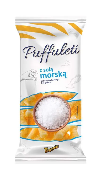 Tygryski Chrupki kukurydziane z solą 85 g