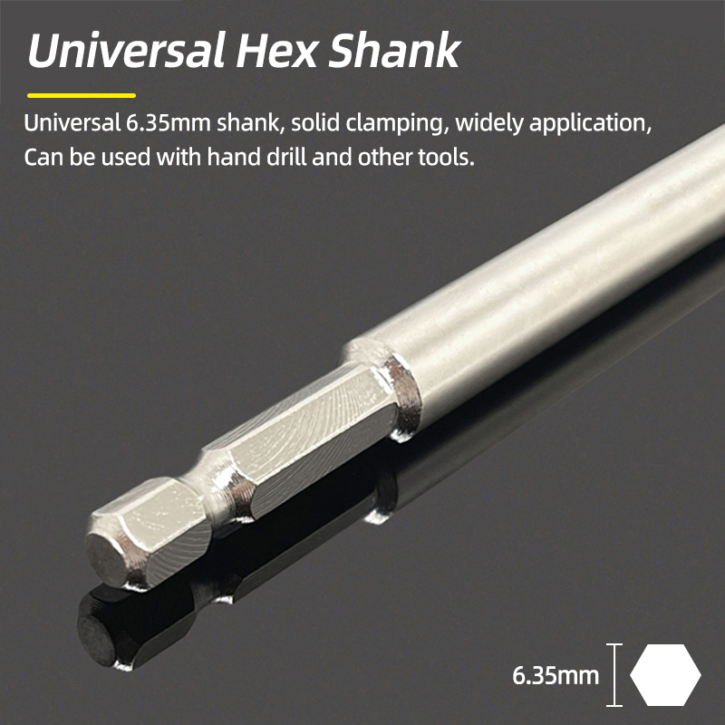 75/100/150/300mm Multiple sizes 1/4 Inch Hex Quick Release Electric Screwdriver Extension Bit Holder Extension Rod Hand Tools