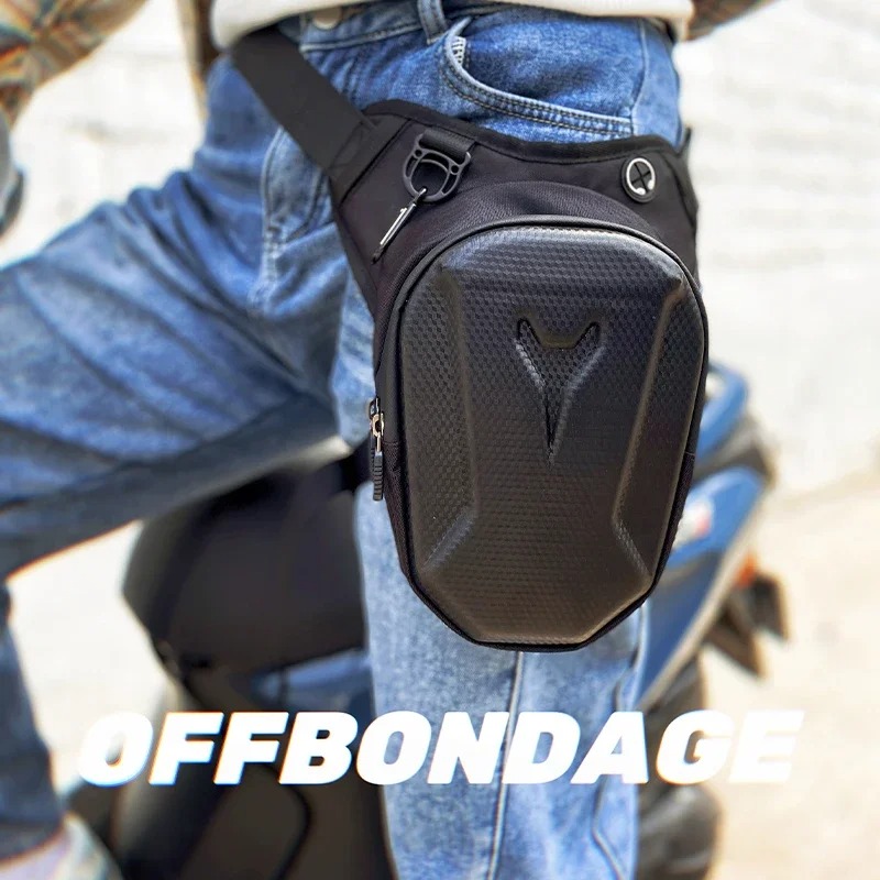 Bolsa lateral para pierna de bicicleta, carcasa dura de EVA, riñoneras informales para exteriores, monedero para teléfono móvil, riñonera para cadera, bolsa para pierna de ciclismo, bolsa para bicicleta