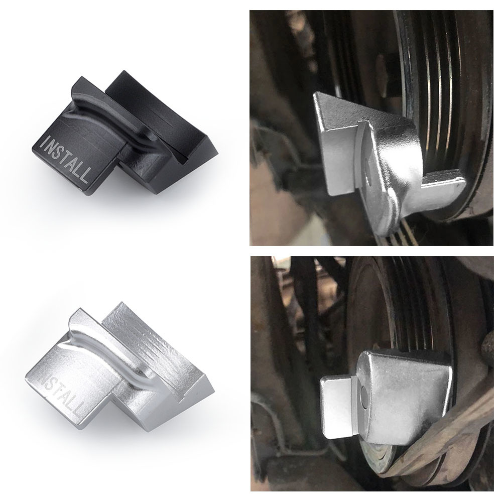 Nuevo Kit de herramientas de instalación de servicio de cinturón elástico, práctico diseño compacto de una sola pieza, herramienta auxiliar de reparación automotriz