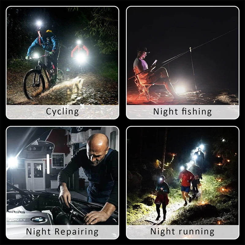 Portable Work Light USB Rechargeable Camping Light Led Flashlight Torch Mini Led Lights Outdoor Emergency Flashlight