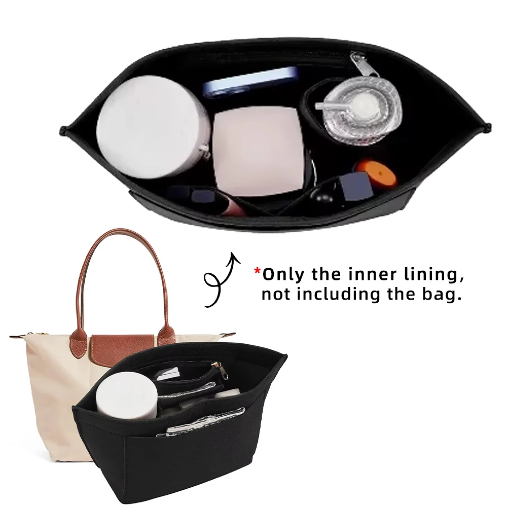 Purse Organizer Insert, Felt Bag Organizer For Handbag Purse Organizer, 5 Colors, 3 Size