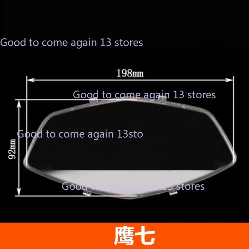 1 stücke Motorrad Tachometer Tachometer Armaturen brett Instrument Glas Kunststoff Linsen abdeckung für Roller Moped ATV Motocross