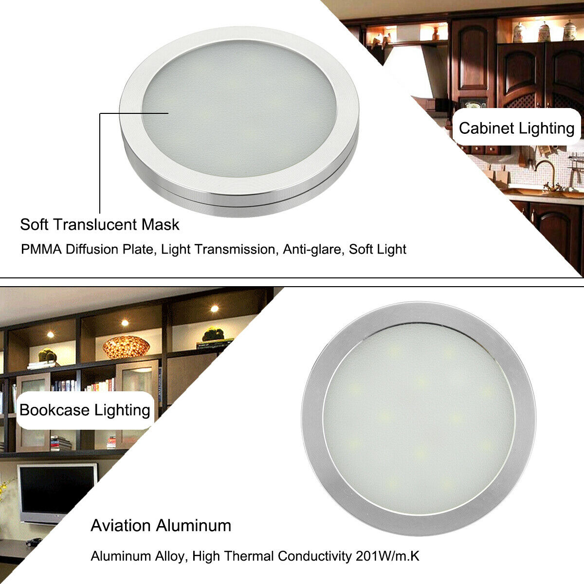 4PCS Camper Lighting Caravan RV Light 12v LED Indoor Light Car Interior LED Reading Light Car Ceiling Lighting