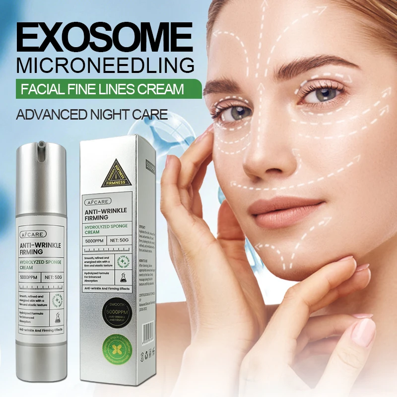 Advanced Night Exosome Крем против морщин Антивозрастной крем для линии выцветания Укрепляющий крем для лица Тонкая кожа Увлажняющая корейская сыворотка для ухода