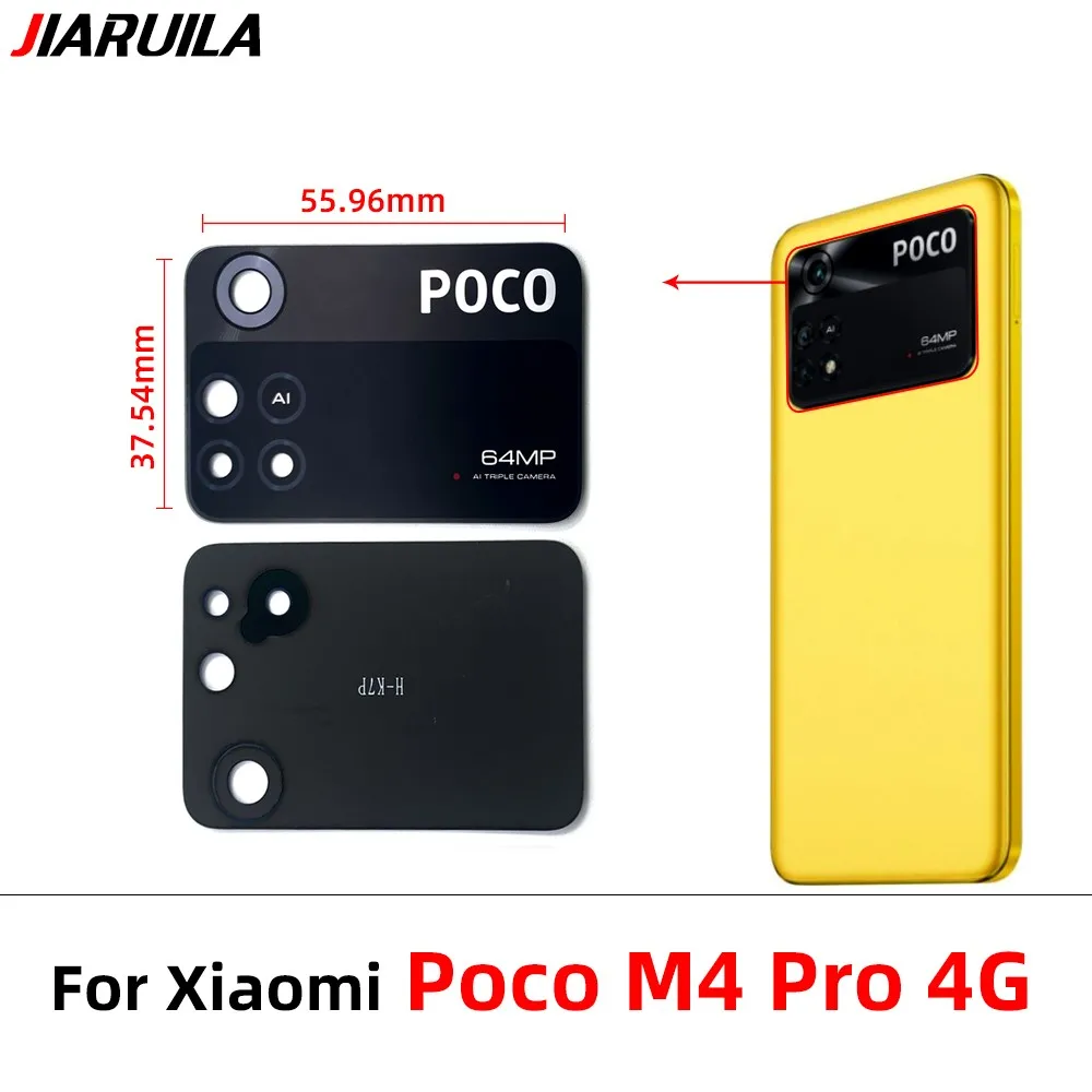 Camera Glass Lens Back Rear Camera Glass Lens with Glue For Xiaomi Poco F1 F2 F3 F4 F5 M3 X3 M4 X4 Pro GT 4G 5G
