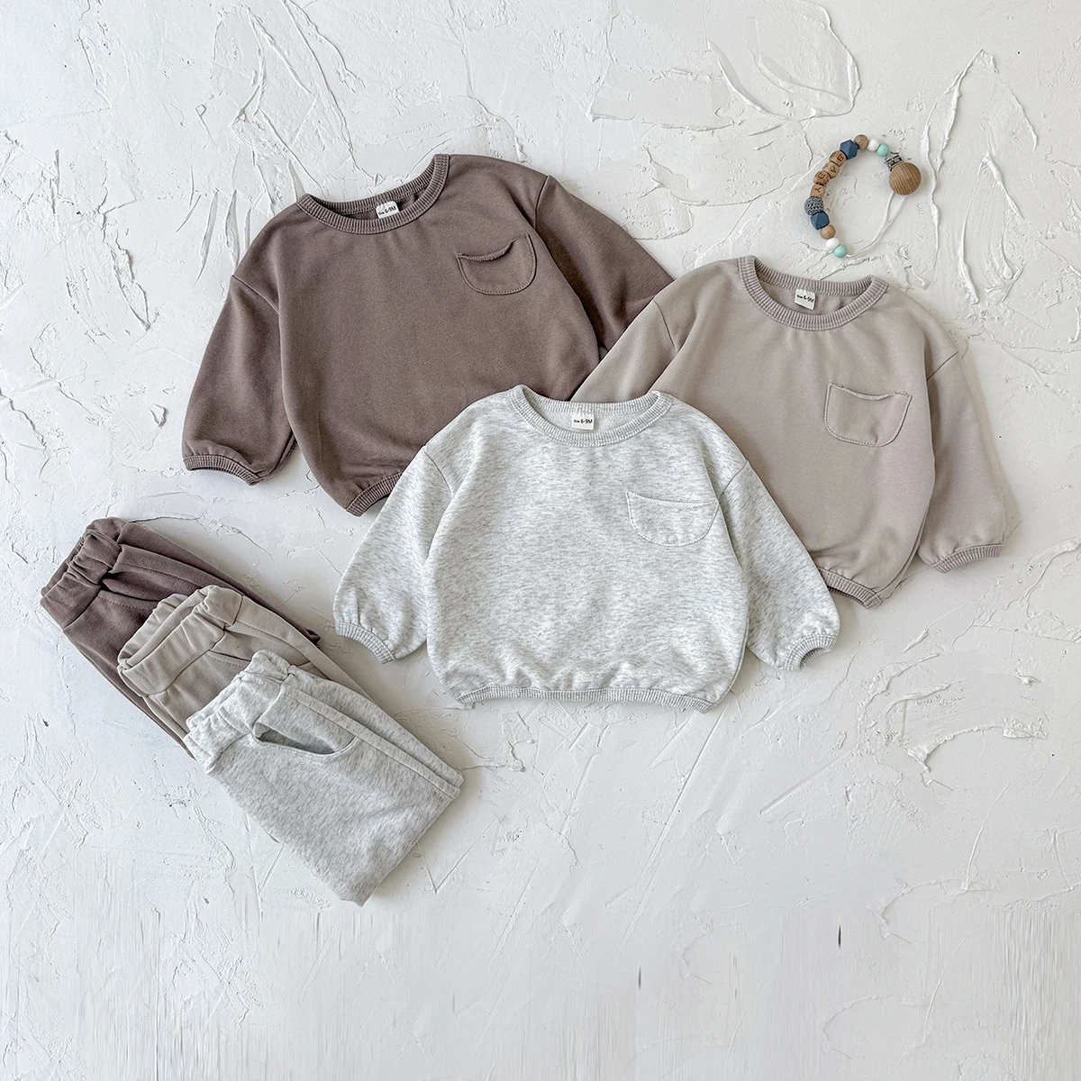 INS-Conjunto de sudadera y pantalones para correr de Nueva York para niños, ropa para niñas pequeñas, Sudadera con capucha y pantalones para niños pequeños, traje de 2 uds. 2025