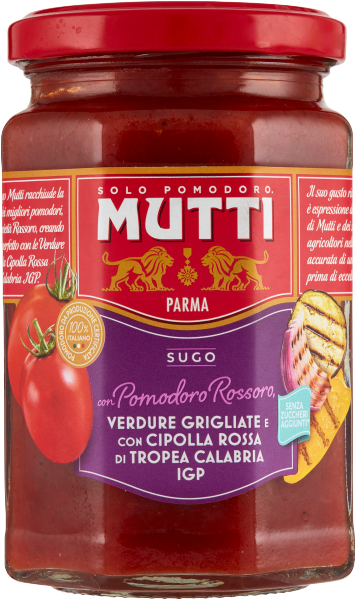 Soße mit gegrilltem Gemüse sugo semplice con verdure grigliate 280g-mutti