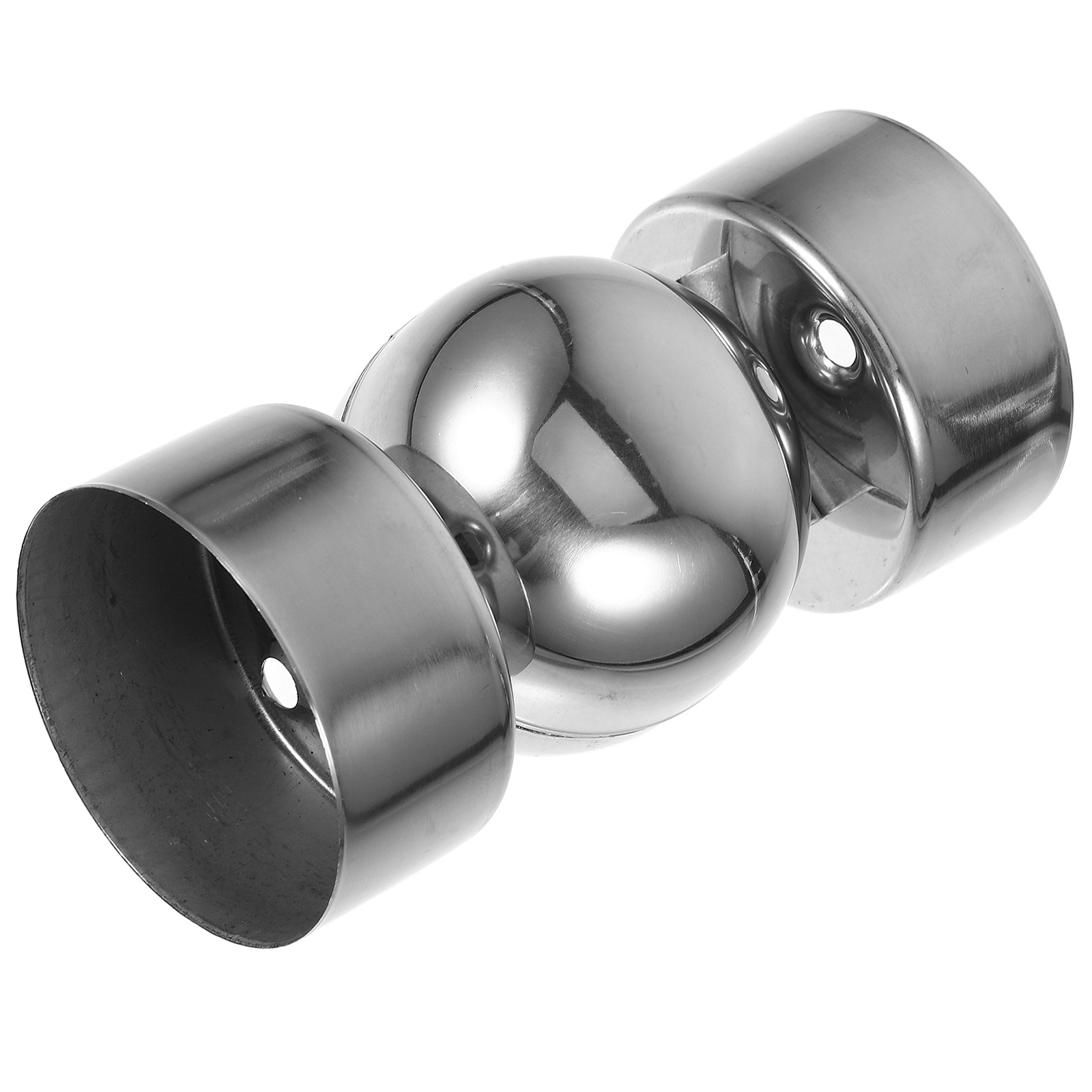 Universal Handrail Pipe Connector Stainless Steel Structural Fitting for Cable Railing Stair Tube Mounting Residential