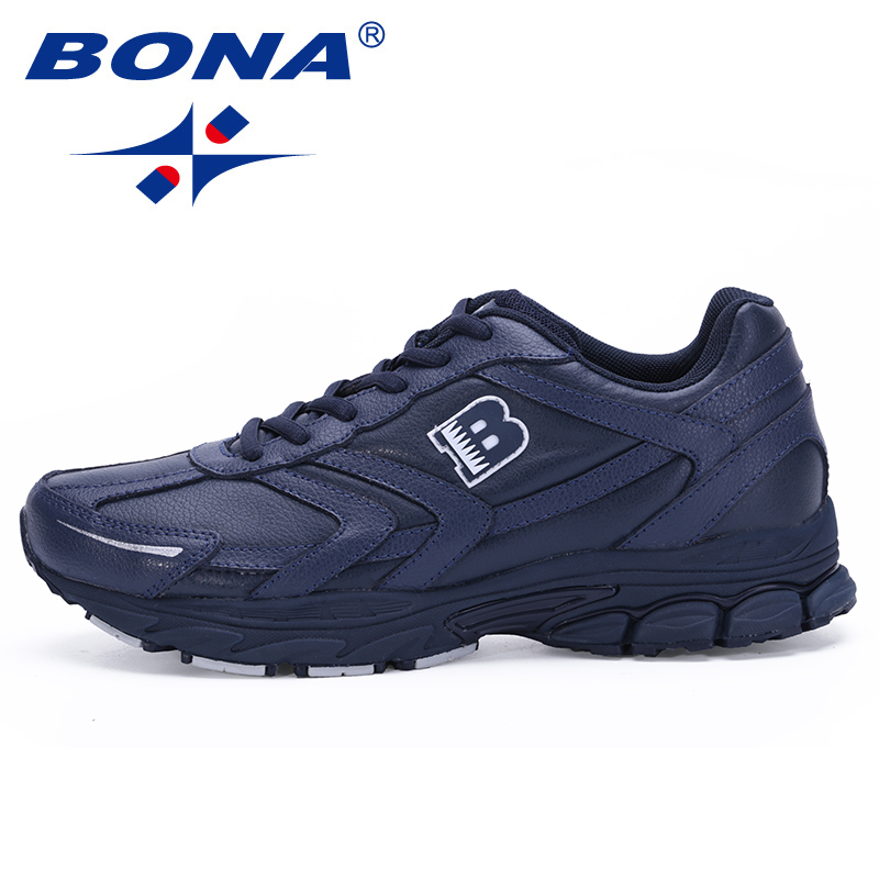 BONA มาใหม่ล่าสุดสไตล์คลาสสิกผู้ชายรองเท้าวิ่งรองเท้า Lace Up กีฬารองเท้าผู้ชายกลางแจ้ง Jogging Walking รองเท้ากีฬาชายสําหรับขายปลีก