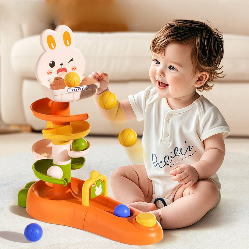 Игрушки с шариками для малышей 1-3 лет, Монтессори, штабелируемая башня, игрушка, игры для развития ребенка, обучающие занятия, подарок на день рождения