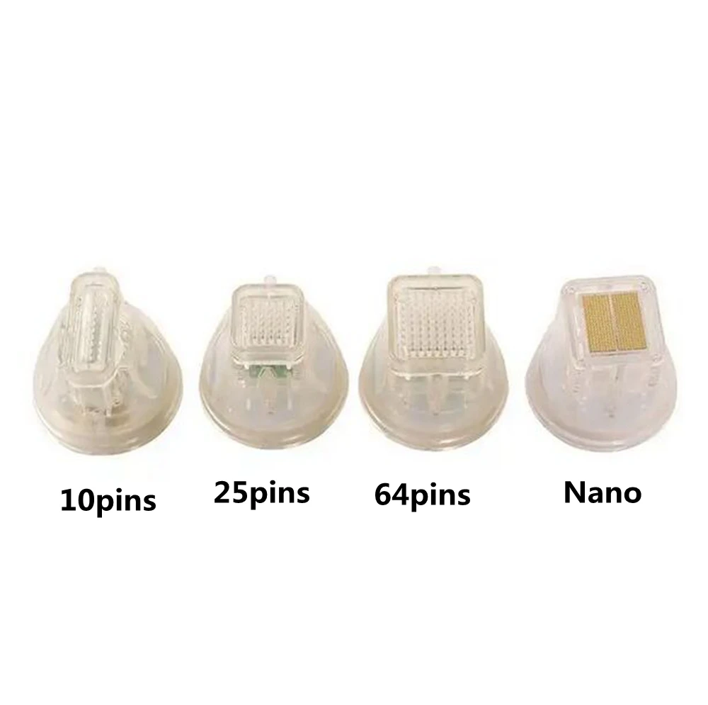 10pcs 10 Needles/ 25 Pins/ 64 Pins/ Nano Fractional Micro Needle RF Skin Beauty Machine Needles Microneedle RF Machine