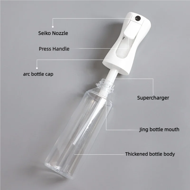 200ml/300ml/500mlHigh-pressure continuous spray bottle, continuous spray makeup and hydrating spray bottle