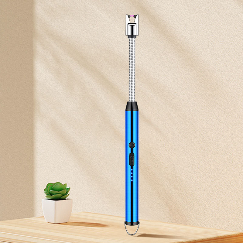 Household portable storage kitchen lighter, windproof arc pulse ignition gun, USB electronic lighter