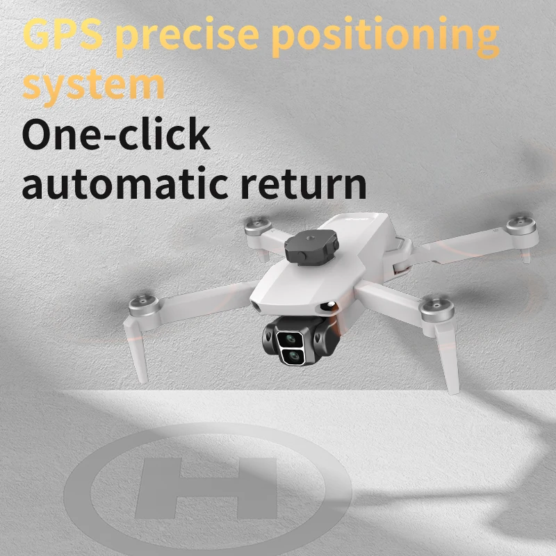 L106 drone 8k hd câmera dupla 5g wifi fpv motor sem escova evitar obstáculos com tela de controle remoto quatro eixos dron brinquedos presentes