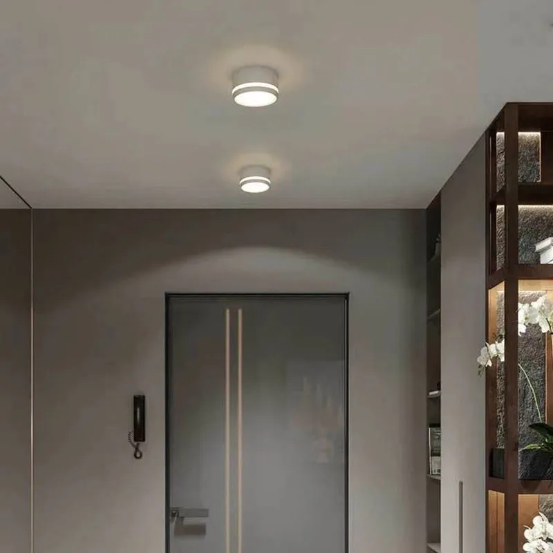 Bề Mặt Gắn Đèn LED Âm Trần Downlight Mặt Phát Quang Âm Trần 5W 7W 9W 12W 15W Phong Cách Bắc Âu mờ Âm Trần LED Chiếu Điểm