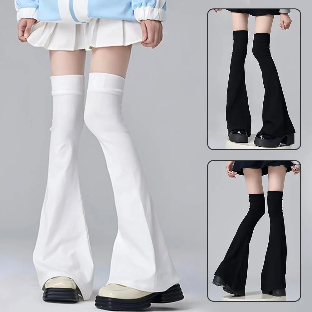 1 par meias de perna meias de joelho chifre perna meias sobre o joelho y2k estilo japonês elasticidade emagrecimento picante sexy accessorie