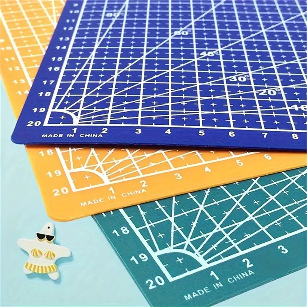 A4/A5 Self-Healing Cutting Mat 1-Pack - Double-Sided Plastic Craft Board with Grid for Sewing, Scrapbooking & Fabric