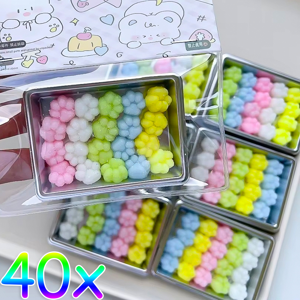 Mixed Color Mini Cat Claw Pinch Toy Wholesale Decompression Finger Sticky Toy Interactive Toy Gift for Children's Day Party